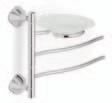 Porta salviette Towel bar Handtuchhalter Porte-serviettes Toallero 5004 5011 45,00 59,00 Cod. L A P Ø i 115.5011 45 --- 7,5 --- 33 cm. 115.5012 63,5 --- 8,5 --- 49,5 cm.