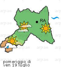 bollettino meteo per la provincia di Ravenna weather forecast for the Ravenna province costa coast Temp MAX 31 C 29 C 27 C 0-5mm Vento Wind 30km/h 31km/h 47km/h costa coast Temp.