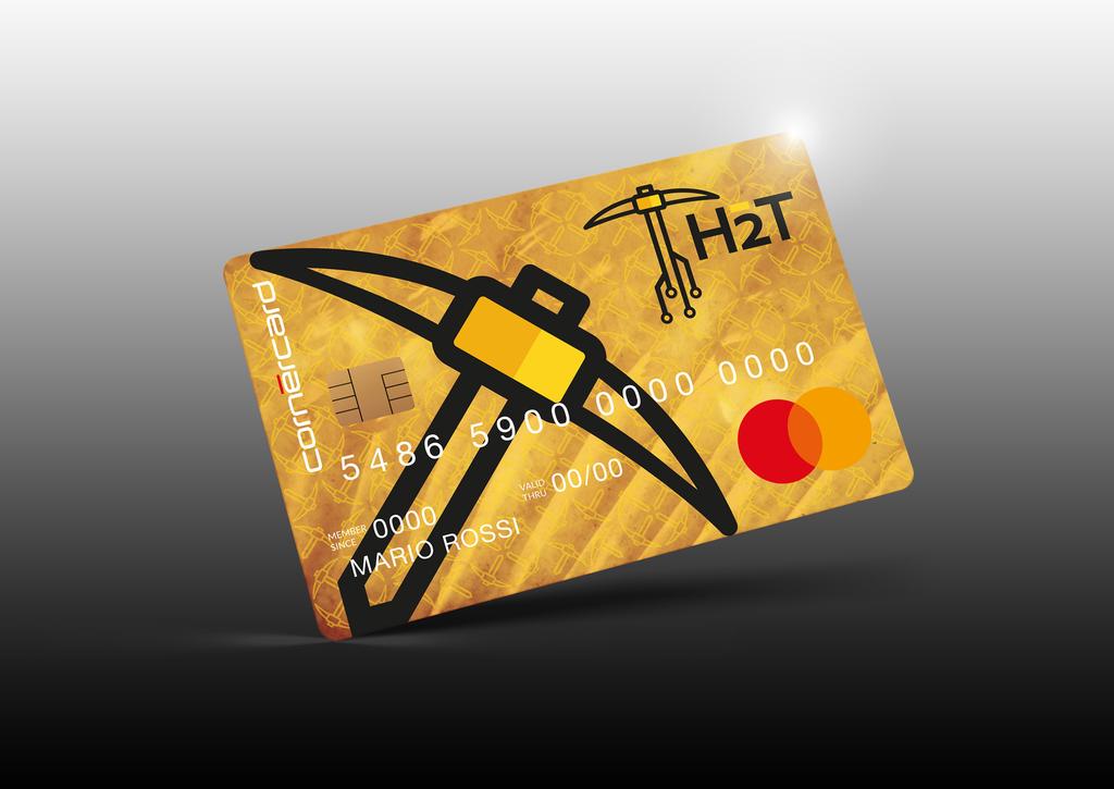 5.1 Linea guida del Logo applicato Credit Card GOLD