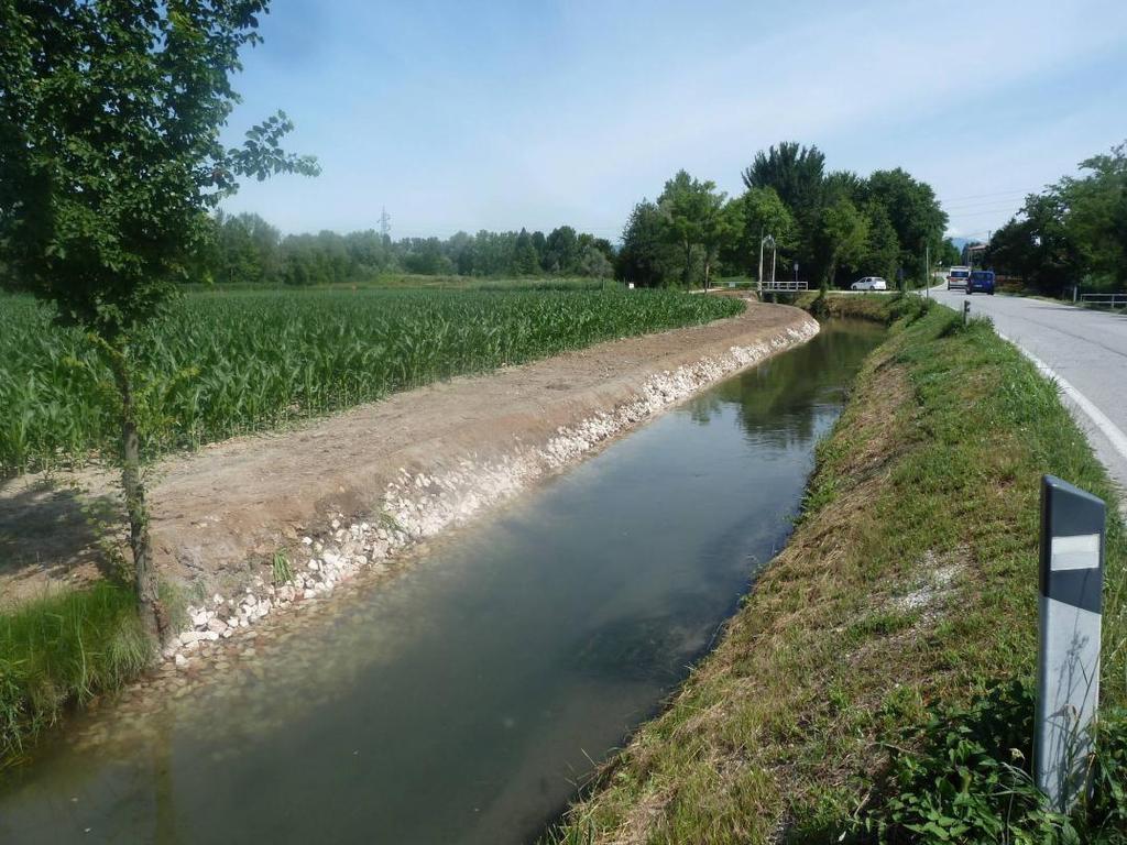 - ROGGIA DEL MOLINO, rialzo e ripristino argine destro per un tratto di