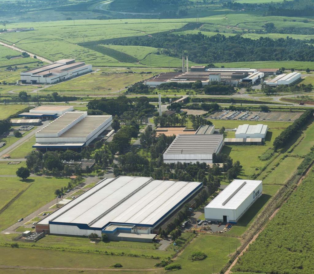 Vista del sito industriale ROMI, a Santa Bárbara d Oeste - SP, Brasile INNOVAZIONE + QUALITÀ ROMI: prodotti di alta qualità sin dal 1930.