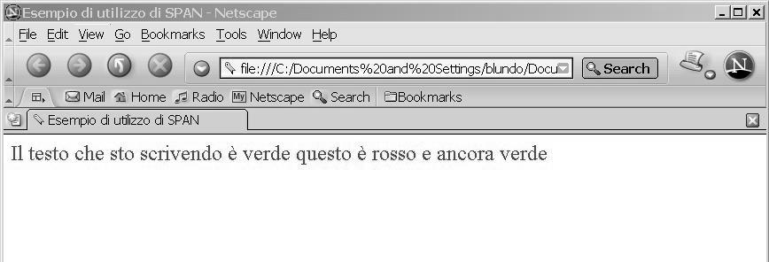 Risultato Selettori ID Quasi tutti i tag accettano come attributo ID Nella stessa pagina HTML non ci possono essere due attributi ID con lo stesso valore L attributo ID può essere utilizzato per