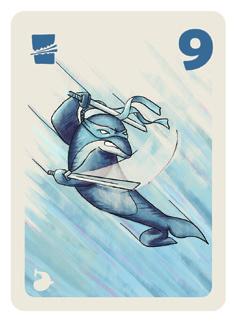 Ruoli Durante la fase di conteggio (se Le balene vincono), scarta una carta supereroe dalla tua armata.