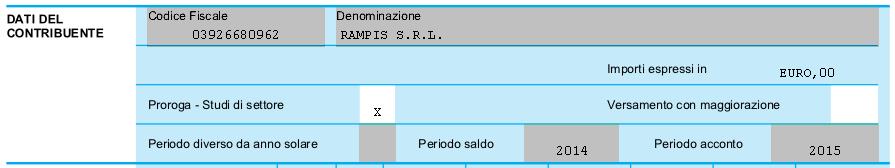 Contenuto della versione GESTIONE PROROGA A seguito del decreto del Presidente del Consiglio dei Ministri del 9 giugno 2015, i contribuenti che esercitano attività economiche per le quali sono stati