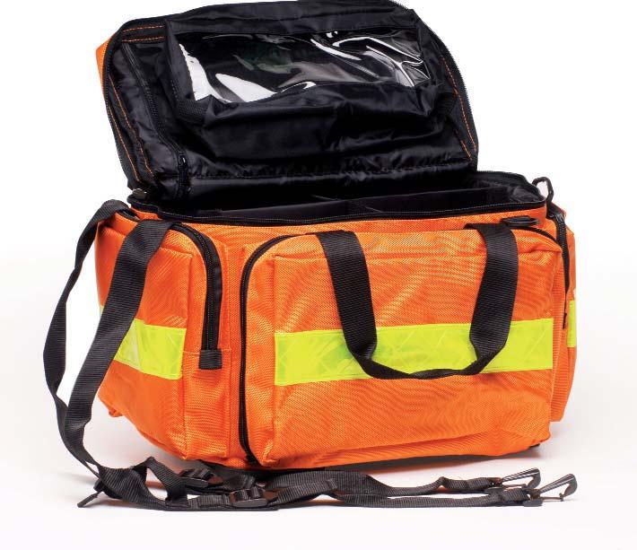 KIT SPECIALI / SPECIAL KITS TRAUMA BAG Borsa primo soccorso. idoneo per vigili del fuoco, corpi forestali, personale paramedico ecc. Bag of first aid.