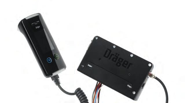 Dräger Interlock 7000 Etilometro con interblocco motore Dräger Interlock 7000 è un dispositivo di blocco dell'avviamento del veicolo (IID) basato sulla rilevazione del tasso alcolico nell'aria