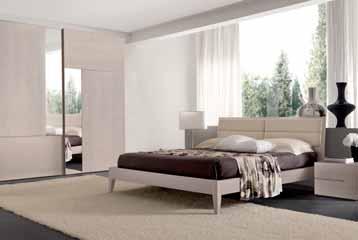 The Dune Bedrooms collection features natural lines and materials.