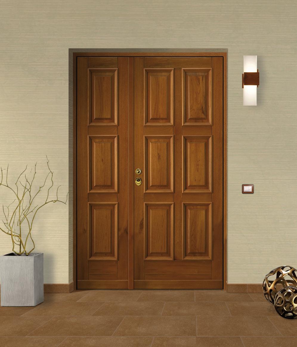Con le porte blindate della serie TR 432, ogni appartamento acquista più valore: il valore della sicurezza e della bellezza.