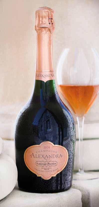 Laurent-Perrier Alexandra Grande Cuvée Rosé 2004 Laurent-Perrier, creatore di uno champagne rosé non millesimato, si sentiva in dovere di proporre anche una cuvée di rosé di prestigio.