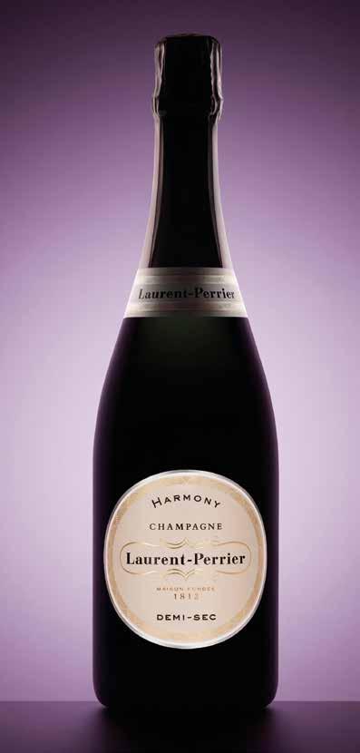 Laurent-Perrier Harmony Demi-Sec L evoluzione del gusto generale verso vini meno zuccherati e il consumo all aperitivo hanno portato alla generalizzazione degli champagne brut.