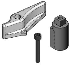 pala) (1) Meccanismo manuale magnetico serie 25 escluso gruppo disgiuntore + scheda S0-25 con microinterruttori di posizione pala + magnete a interruzione