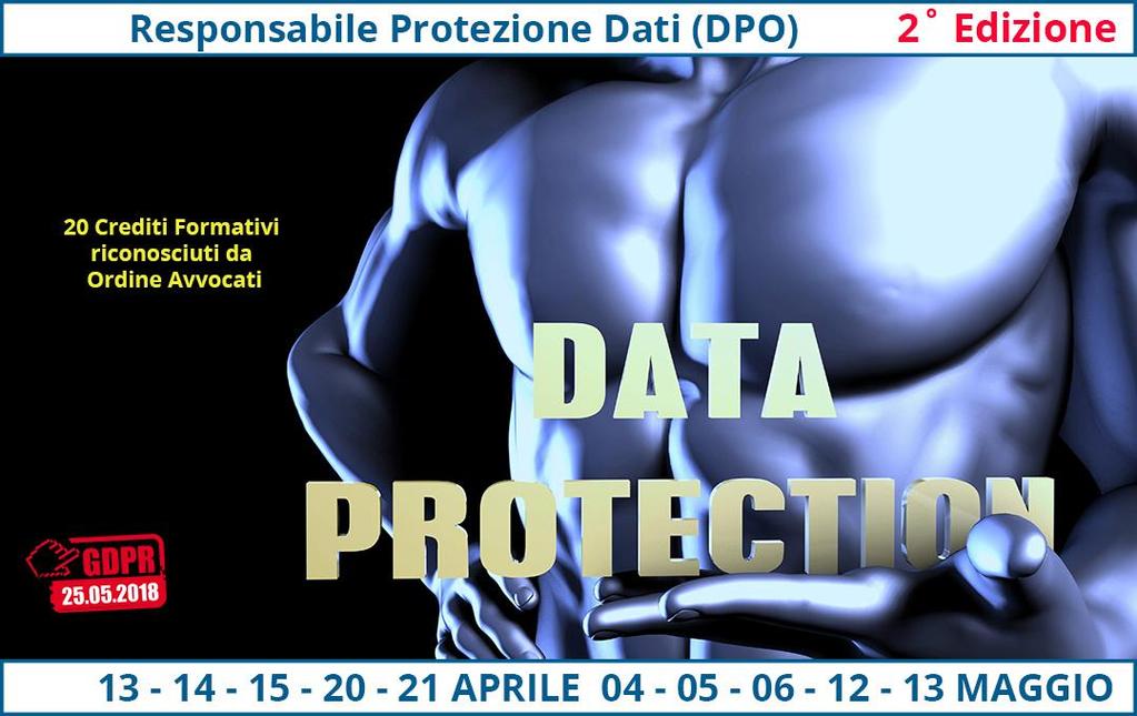 Data Protection Officer Il Responsabile per la Protezione dei Dati Personali svolge attività di consulenza ai titolari del trattamento, garantisce l osservanza del Regolamento europeo sulla Privacy e