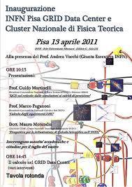 Il Centro di Calcolo è nato nel 2007 per iniziativa congiunta di INFN, Dipartimento di Fisica e Scuola Normale Superiore, ma solo di recente e stato