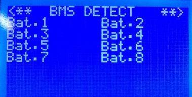 porta BMS; se la batteria è presente deve