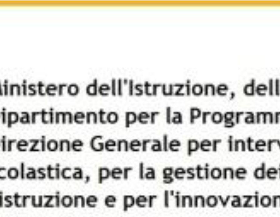 Asse I - Istruzione Fondo Sociale Europeo (FSE).