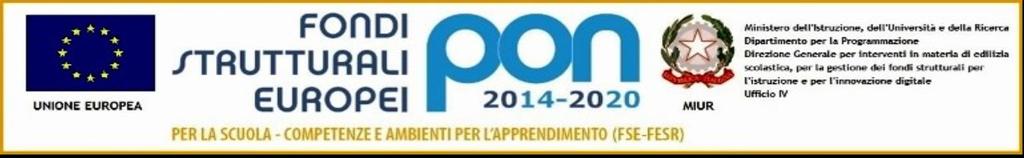 Europei Programma Operativo Nazionale Per la scuola, competenze e ambienti per l apprendimento 0-00. Avviso Prot.