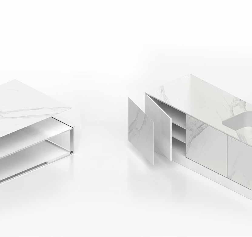 N O V I T À Vi presentiamo Dktn Slim, la nuova superficie nel formato grande, caratterizzata da uno spessore ultra-sottile da 4 mm, ideale per offrirvi infinite possibilità di design e un incredibile