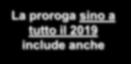 RISTRUTTURAZIONE EDILIZIA Legge 145/2018, art.1, co. 67 PROROGA DEL «BONUS EDILIZIA» Bonus lavori Spese sostenute sino al 31.12.