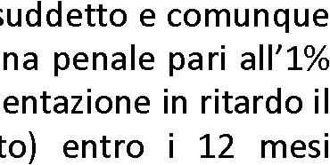 TERMINE PER LA PRESENTAZIONE DELLA DOMANDA DI LIQUIDAZIONE FINALE La