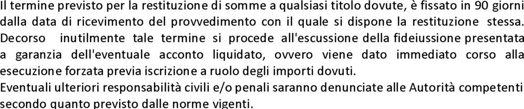 2 Comunicazioni di rinuncia.