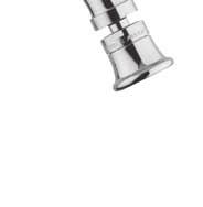 Thermostatic single hole basin mixer pop-up