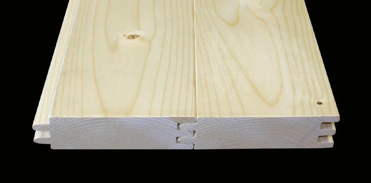 LEGNO PROFILATO binderholz Il legno profilato offre svariate possibilità architettoniche per ambienti interni ed esterni.