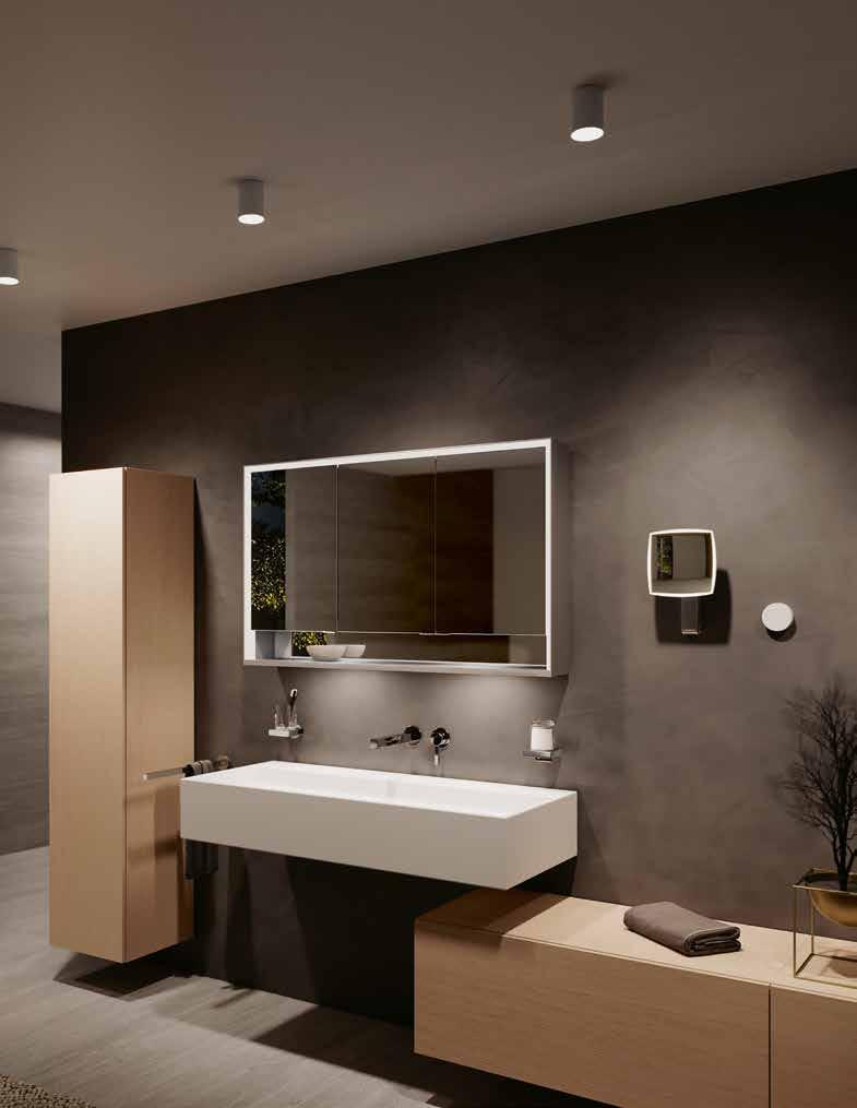 KEUCO rivoluziona il tema del design della luce nel bagno.