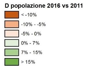 demografico per municipio e zona