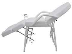 Armchair bed for ideal beautician also for massage and pedicure. The armchair with separate legs has a resistant and stable system extension thanks to with two screws on each leg.