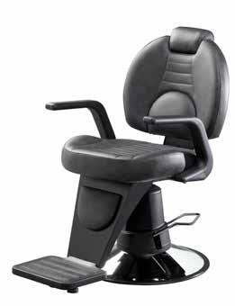 poltrone barbiere barber chairs duca 799 / DESCRIZIONE DESCRIPTION / Poltrona tecnica da uomo completa di poggiatesta regolabile e schienale reclinabile con pompa a gas.