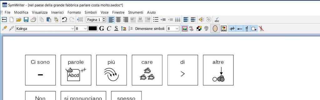 1. Scrivere tutto il testo in simboli, senza punteggiatura, ma con