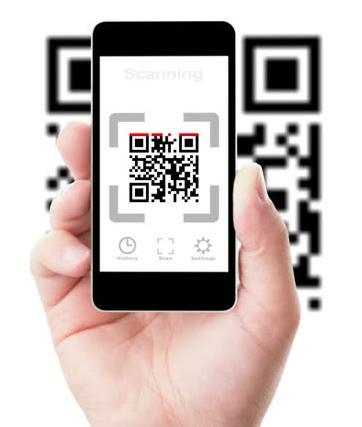 smartphone con cui dovrai inquadrare il QR CODE