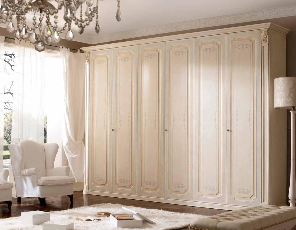 Scocca componibile Prestigio battente con fi anchi a capitello di 12,3 cm Hinged doors Prestigio modular structure with capital style