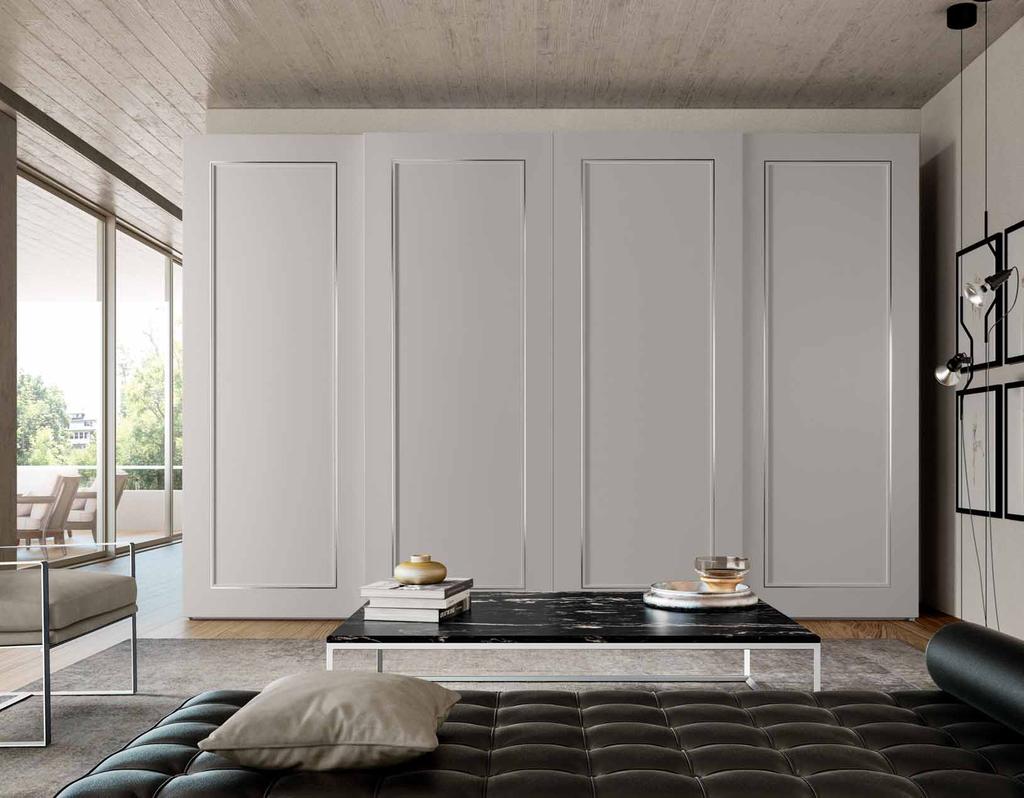 Scocca componibile scorrevole Sliding doors modular structure