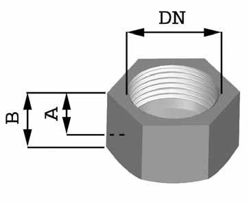 VRM 1 ( fino ad esaurimento scorte ) ( while stocks last ) Tappo maschio a testa esagonale Hexagon plug Dimensioni DN - Ø Gas Dimensions DN- Ø Gas A B CH 1/4 3/ 3/4 1/4 1/ 11,4 13,3 16,1 0,4 1,9 3,1