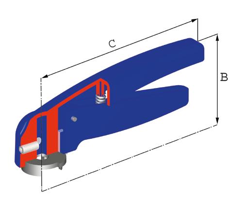 Art. QNU PS Leva 5 posizioni per valvola a farfalla 5-positions handle for butterfly valve Dimensioni Dimensions B C D - Ø mm Gas - Ø 5 3 1/4 1/ 1/ 4 4 4 4 4 4 4 4