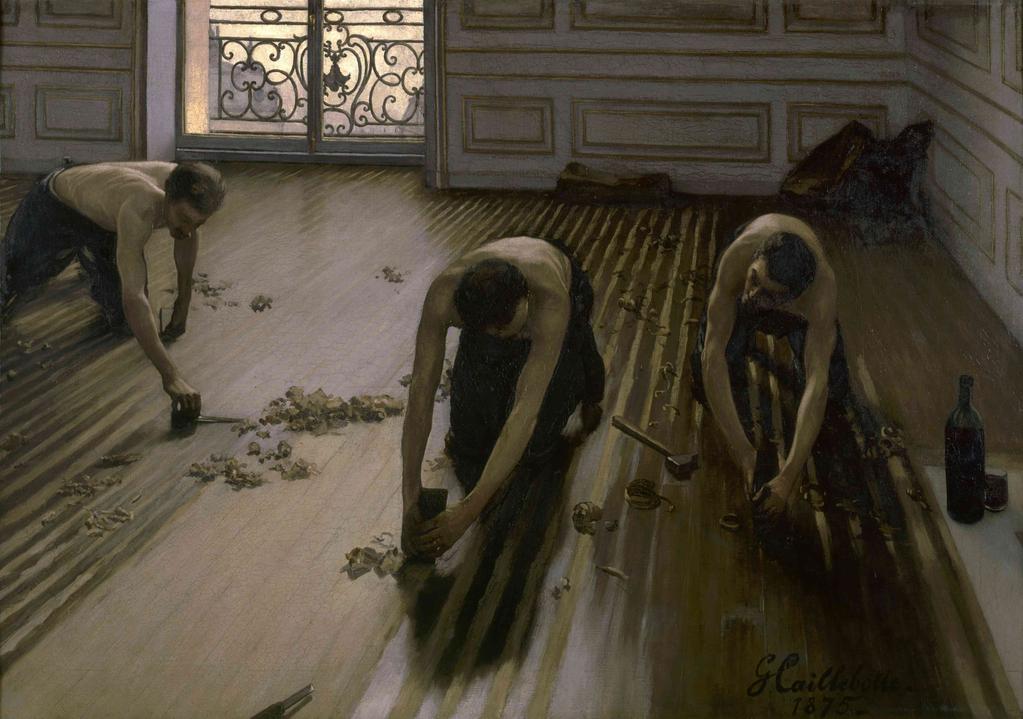 L'Impressionismo Gustave Caillebotte, I raschiatori