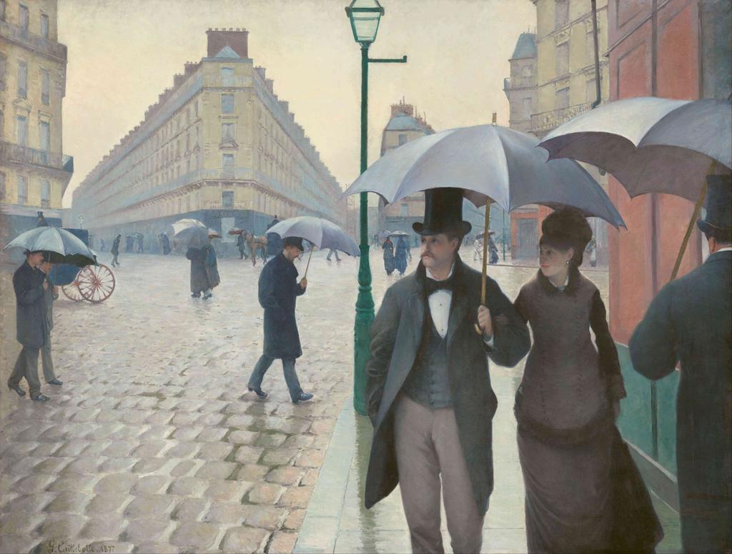 L'Impressionismo Gustave Caillebotte, Rue de Paris,