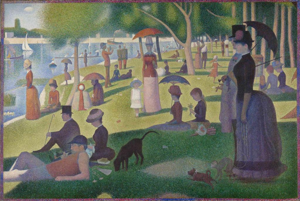 Il post-impressionismo Georges Seurat, Una domenica pomeriggio