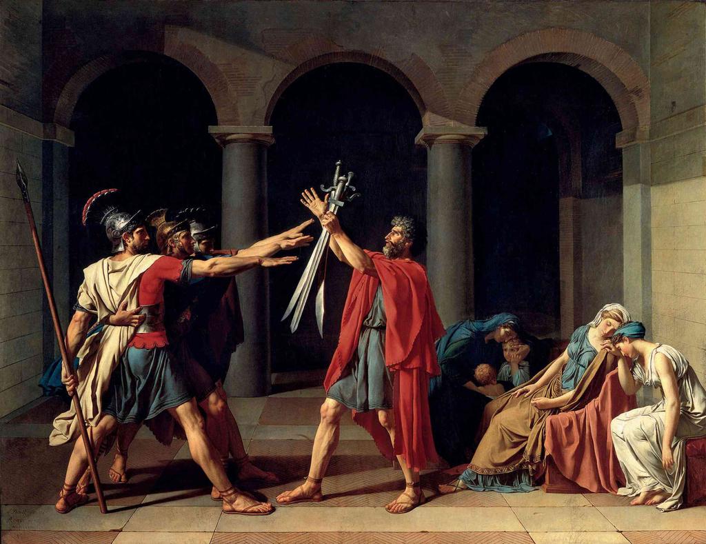 Neoclassicismo Jacques-Louis David, Il giuramento