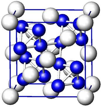 Composti a stechiometria fissa (fasi intermedie binarie) Si tratta di «line compounds» a stechiometria fissa con struttura cristallina propria (cella, simmetria, reticolo, posizioni atomiche) che