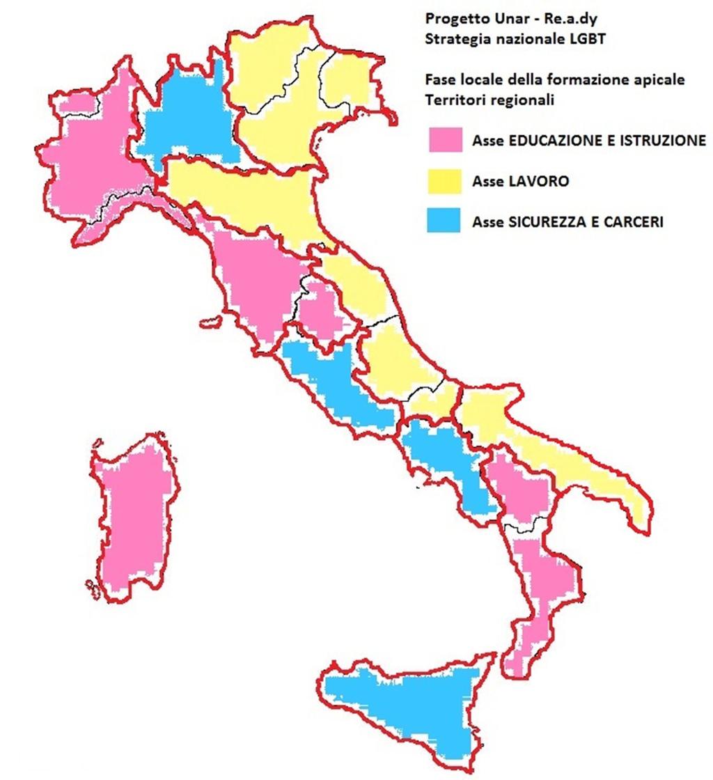 Territori Asse Educazione e Istruzione: 1) Piemonte - Liguria -