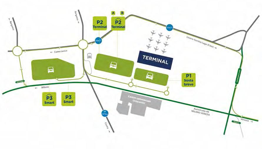 44 45 MAPPA PARCHEGGI PARKING MAP PER INFORMAZIONI / FOR INFORMATION www.parcheggiaeroporto.