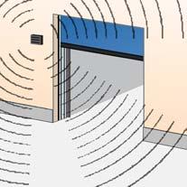 2 pulsanti su e giù) Pedana magnetica Radar Fotocellule per l'apertura del portone Un sensore nel pavimento rileva la presenza di un oggetto metallico (solitamente carrelli elevatori o transpallet) e