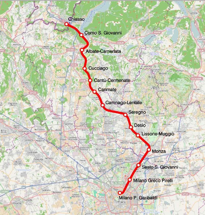 LINEA CHIASSO Adeguamento a sagoma P/C 80 UPGRADE TO PC80 OF CUCCIAGO TUNNEL AND RAILWAY OVERPASS IN VIA MOLINI UPGRADE TO PC80 OF RAILWAY OVERPASS IN VIA MERENDO NORTH LOT - ACTIVITY