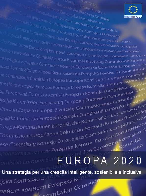 L Unione europea prepara nuove risposte Una nuova visione economica dell Europa 5 obiettivi concreti per il 2020 Crescita intelligente 1 2 3% del PIL investito in ricerca e sviluppo abbandono