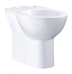 11 GRO BAU CERAMIC mm COLORE Vaso a pavimento per cassetta di sciacquo esterna, volume di sciacquo 6/3 l.