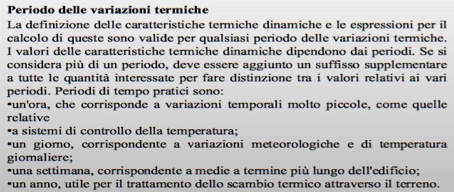 materiali; 2.specificare il periodo delle variazioni in corrispondenza delle superfici; 3.