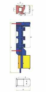 down force t 60 60 Lunghezza macchina (A) - Machine length (A) mm ~14000 ~14500 Lunghezza cassa (B) - Compression box length (B) mm 5300 6000 Larghezza macchina (L) - Machine