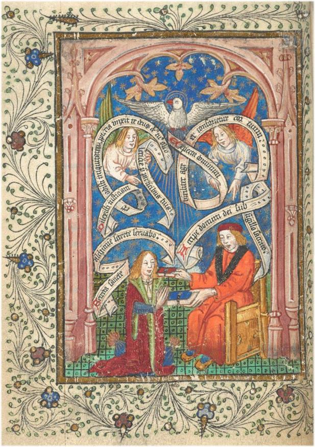 Due figure tratte dal manoscritto The Ordinal of Alchemy dell alchimista e poeta inglese THOMAS